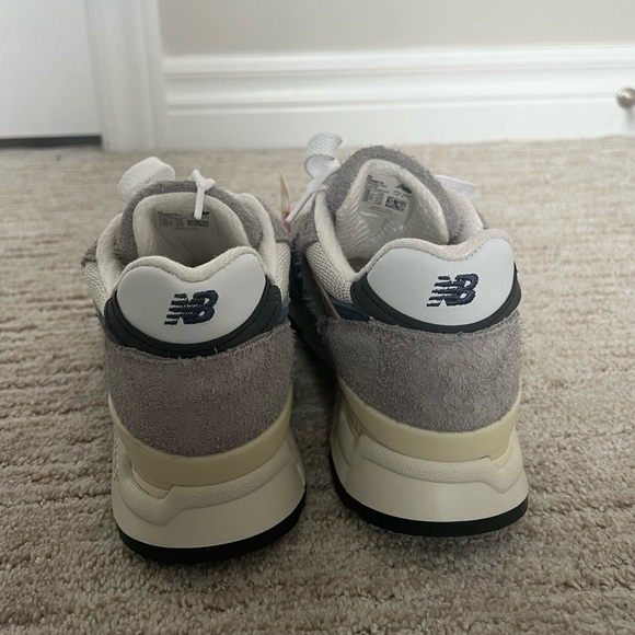 BNWT New Balance 998 - Gray & Blue Made In USA 998 Sneakers - Picture 9 of 10